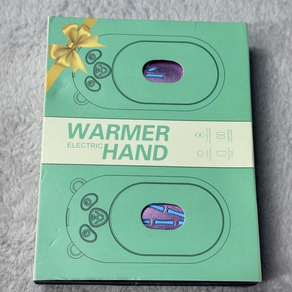 Aoyun Accessories - Aoyun Electric Hand Warmer AOY-716 Purple Rechargeable Panda 2-Pack
